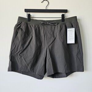 NWT LULULEMON SEBO Dark Green Zeroed In Shorts 7" Linerless Men's XXL
